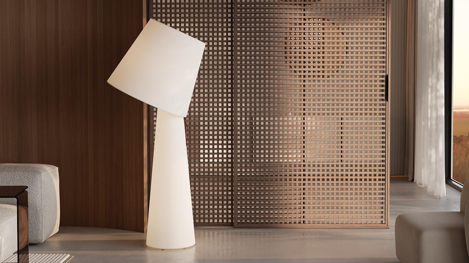 Big Brother floor lamp design by Llahona Design Studio