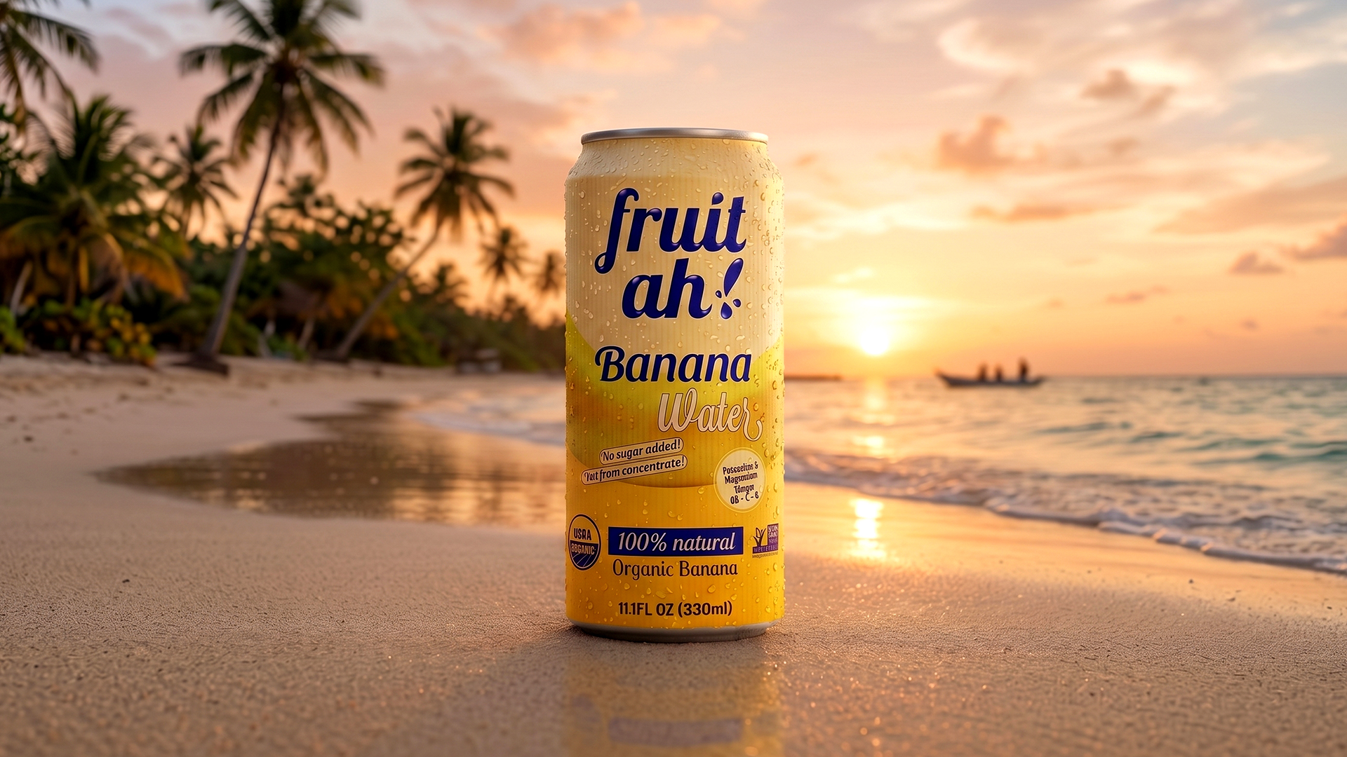 Banana Water Brand Image Design by Llahona Design Studio